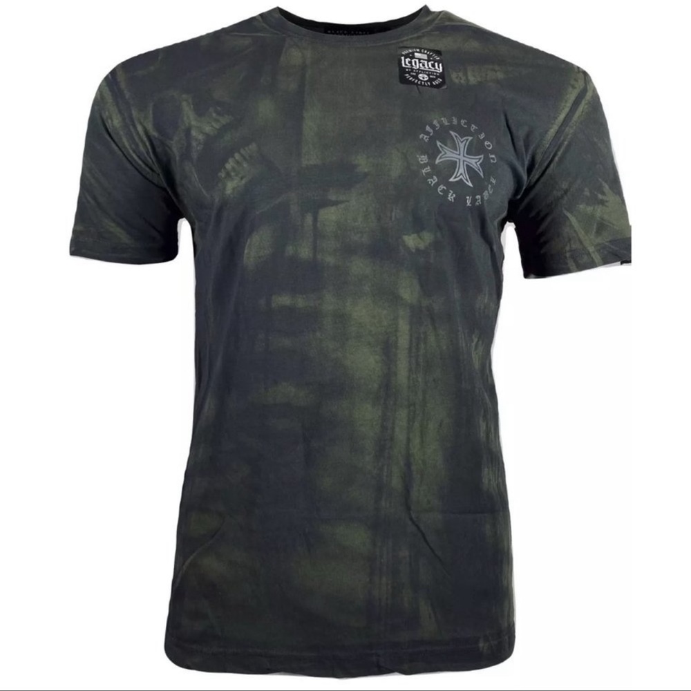 AFFLICTION Men's T-Shirt Size Large TORMENT TEE Premium
